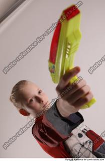 DENISA PILOT STANDING POSE WITH GUN 2